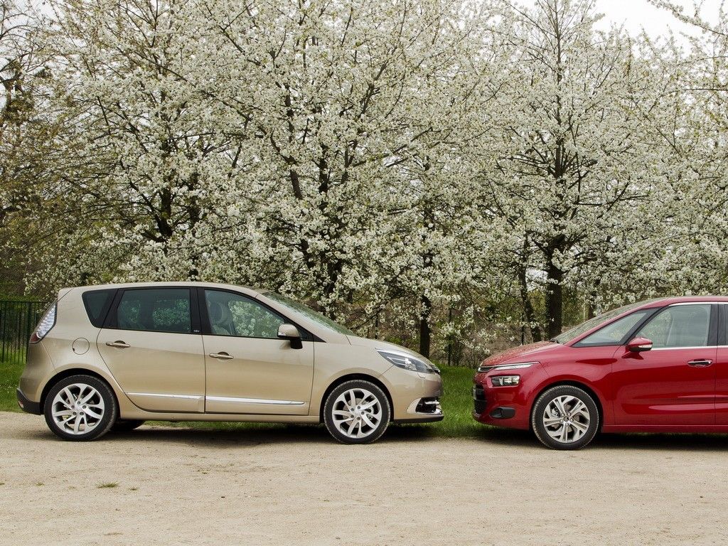 Yeni Citroen Picasso ile Renault Scenic Karlatrma Resim Galerisi