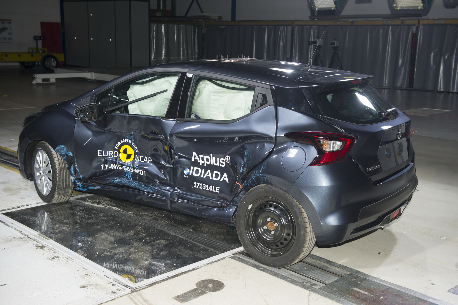 Nissan Micra 2017 EuroNCAP test resimleri