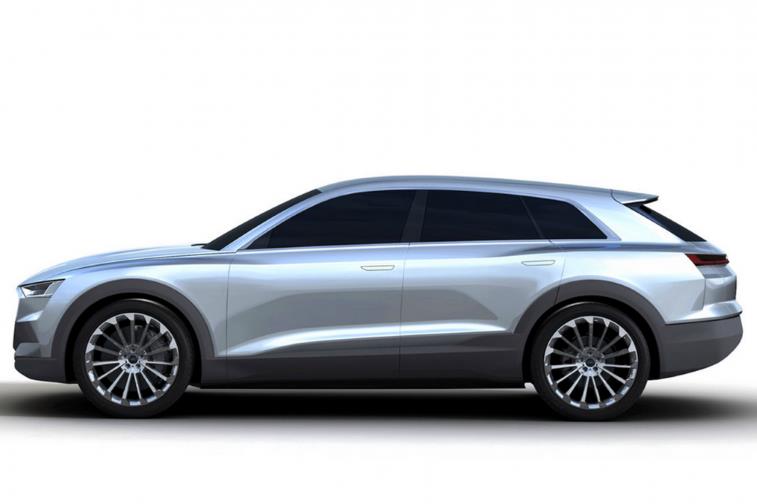2018 Audi e-tron SUV resim galerisi (15.12.2017)