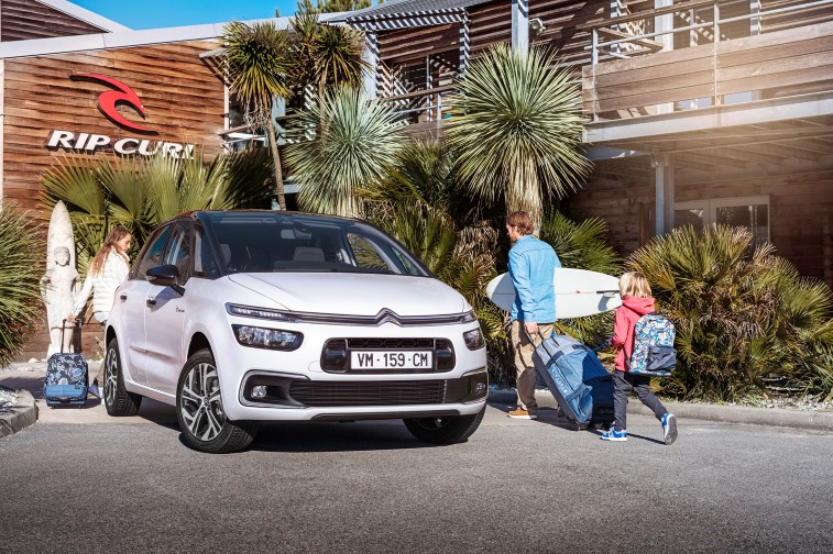 Citroen C4 Picasso ve Grand C4 Picasso Rip Curl versiyonlar resim galerisi (05.01.2018)