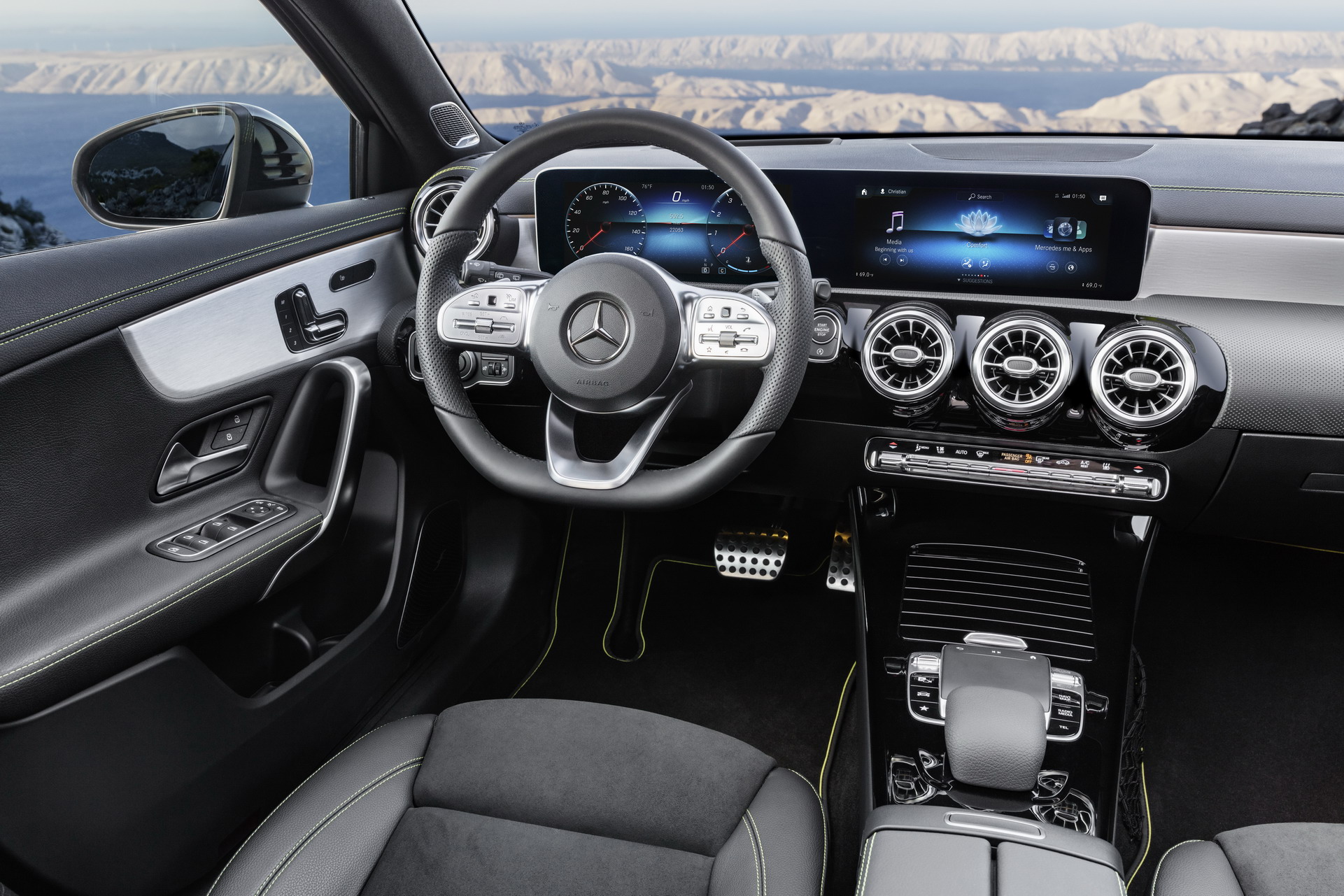 Yeni kasa 2018 Mercedes A Serisi Resim Galerisi