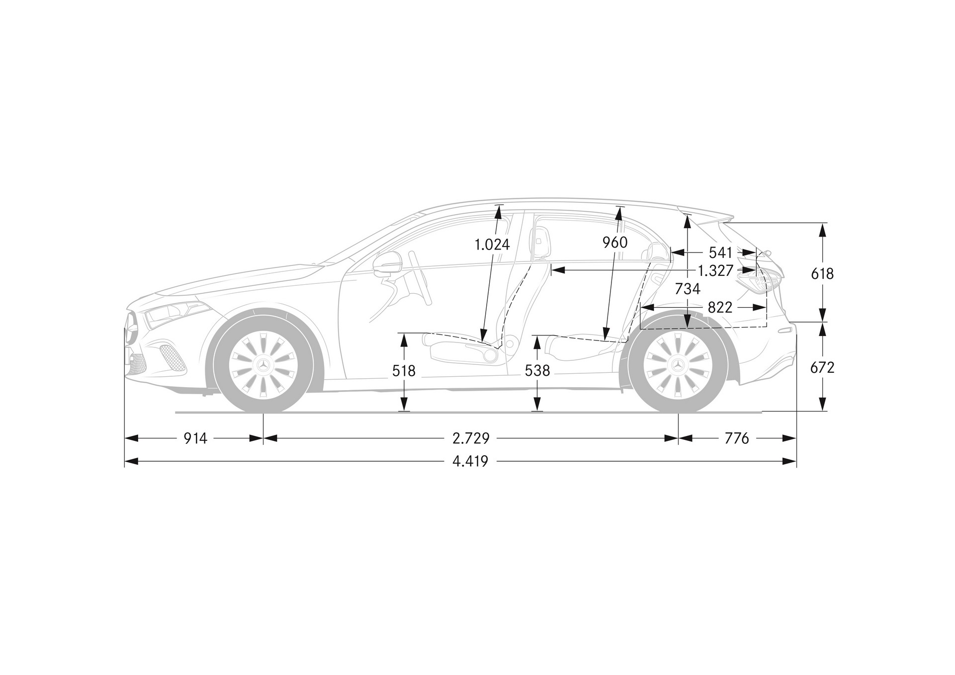 Yeni kasa 2018 Mercedes A Serisi Resim Galerisi