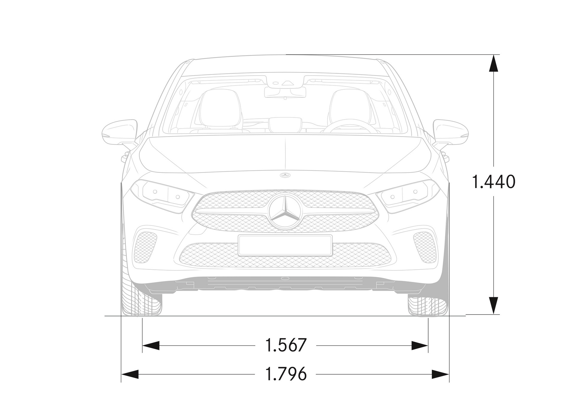 Yeni kasa 2018 Mercedes A Serisi Resim Galerisi