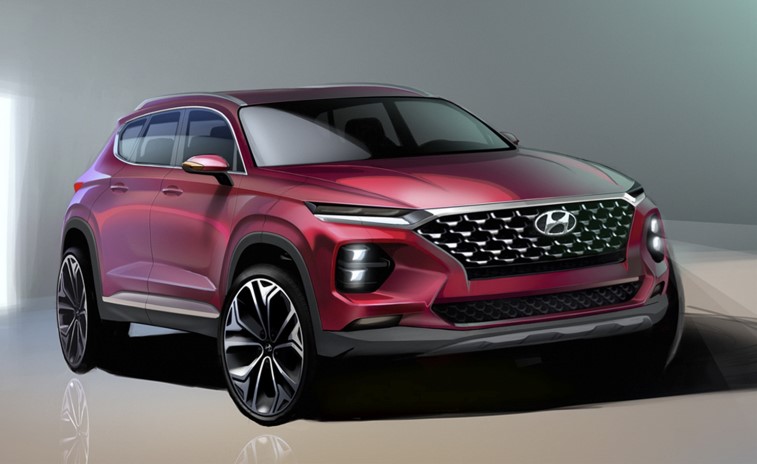 2019 Hyundai Santa Fe resim galerisi