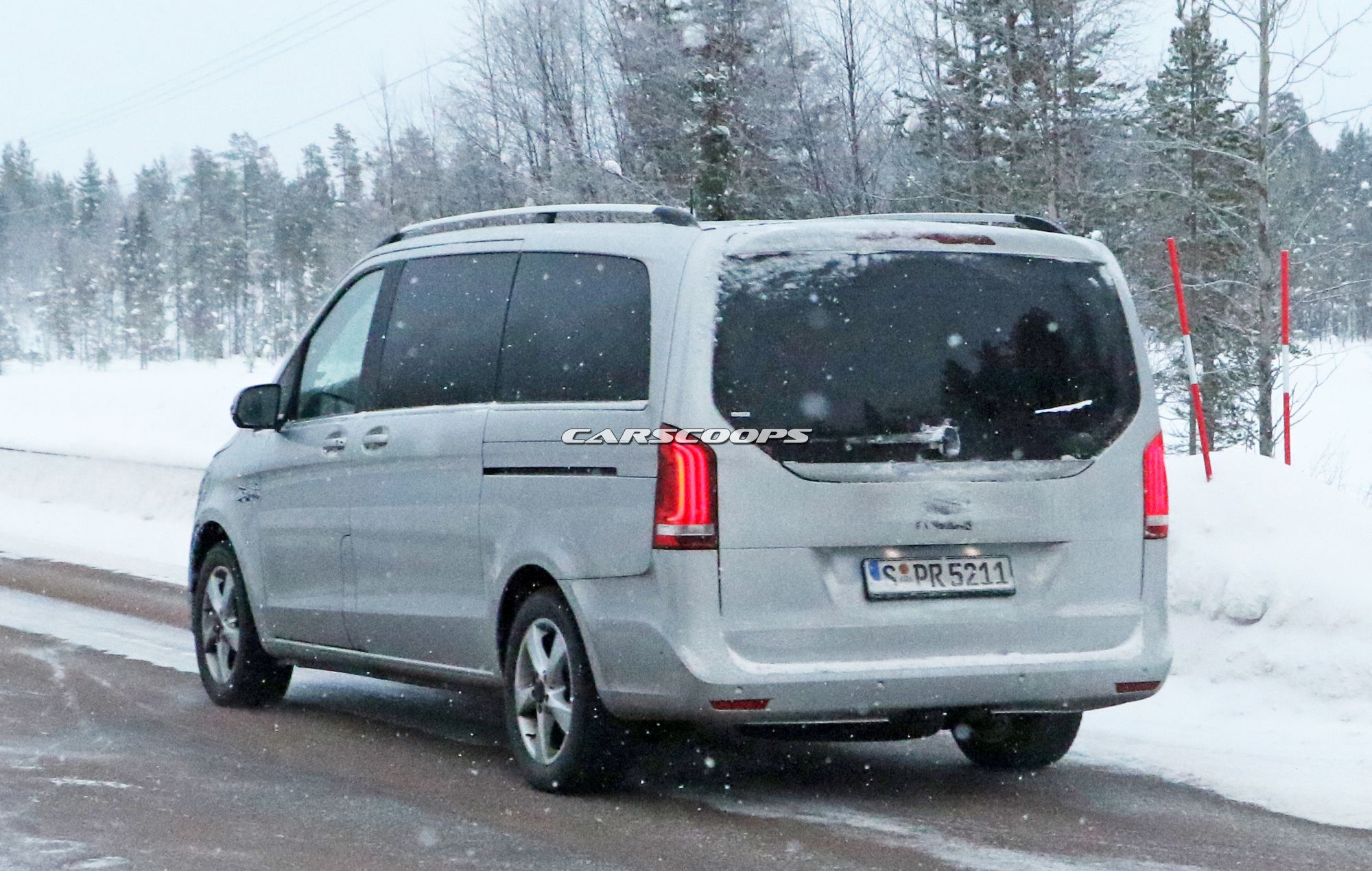 Makyajl Mercedes-Benz V-Serisi resim galerisi (21.02.2018)