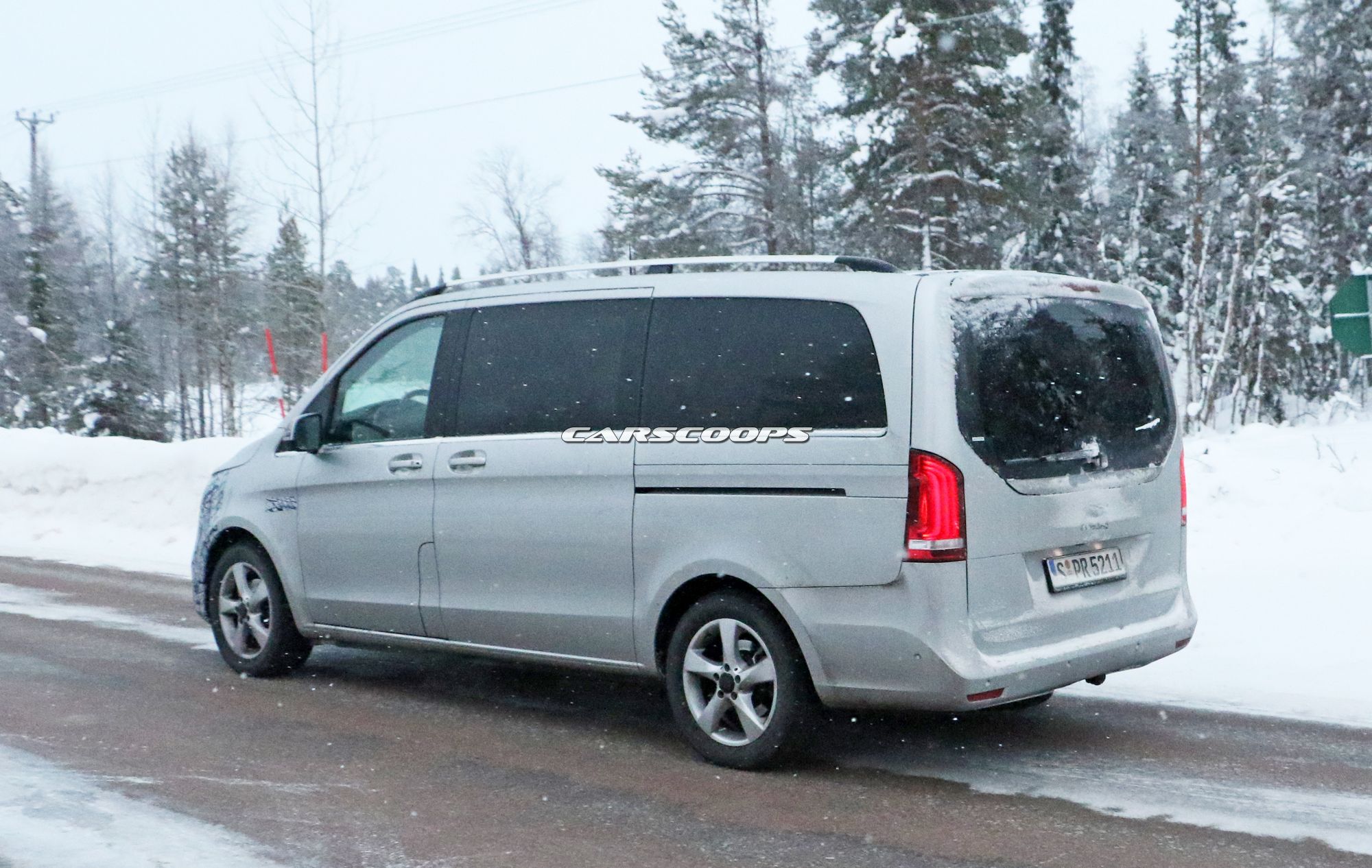 Makyajl Mercedes-Benz V-Serisi resim galerisi (21.02.2018)