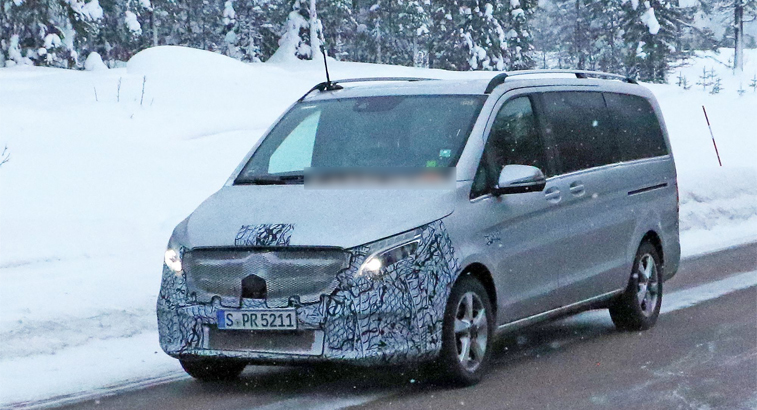 Makyajl Mercedes-Benz V-Serisi resim galerisi (21.02.2018)