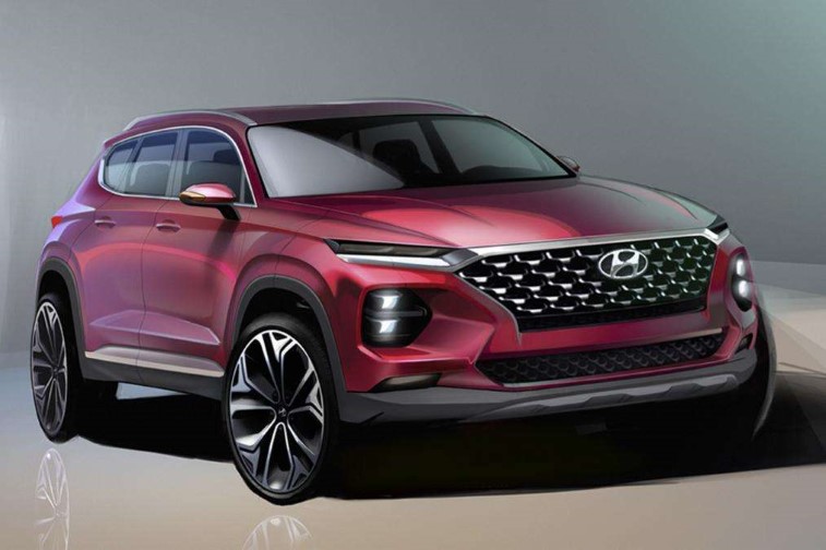 2018 Hyundai Santa Fe SUV resim galerisi (02.03.2018)