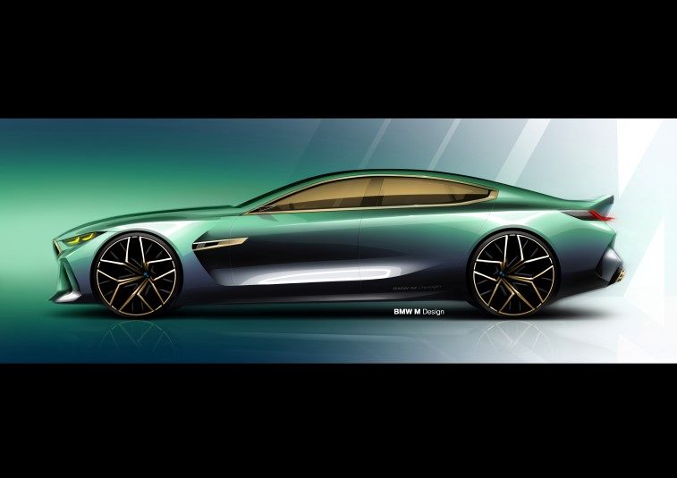 BMW Concept M8 Gran Coupe resim galerisi (09.03.2018)