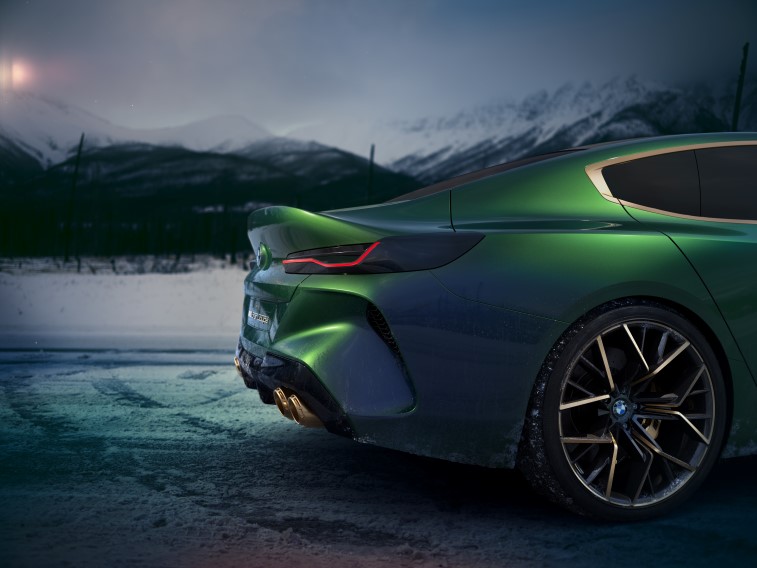 BMW Concept M8 Gran Coupe resim galerisi (09.03.2018)