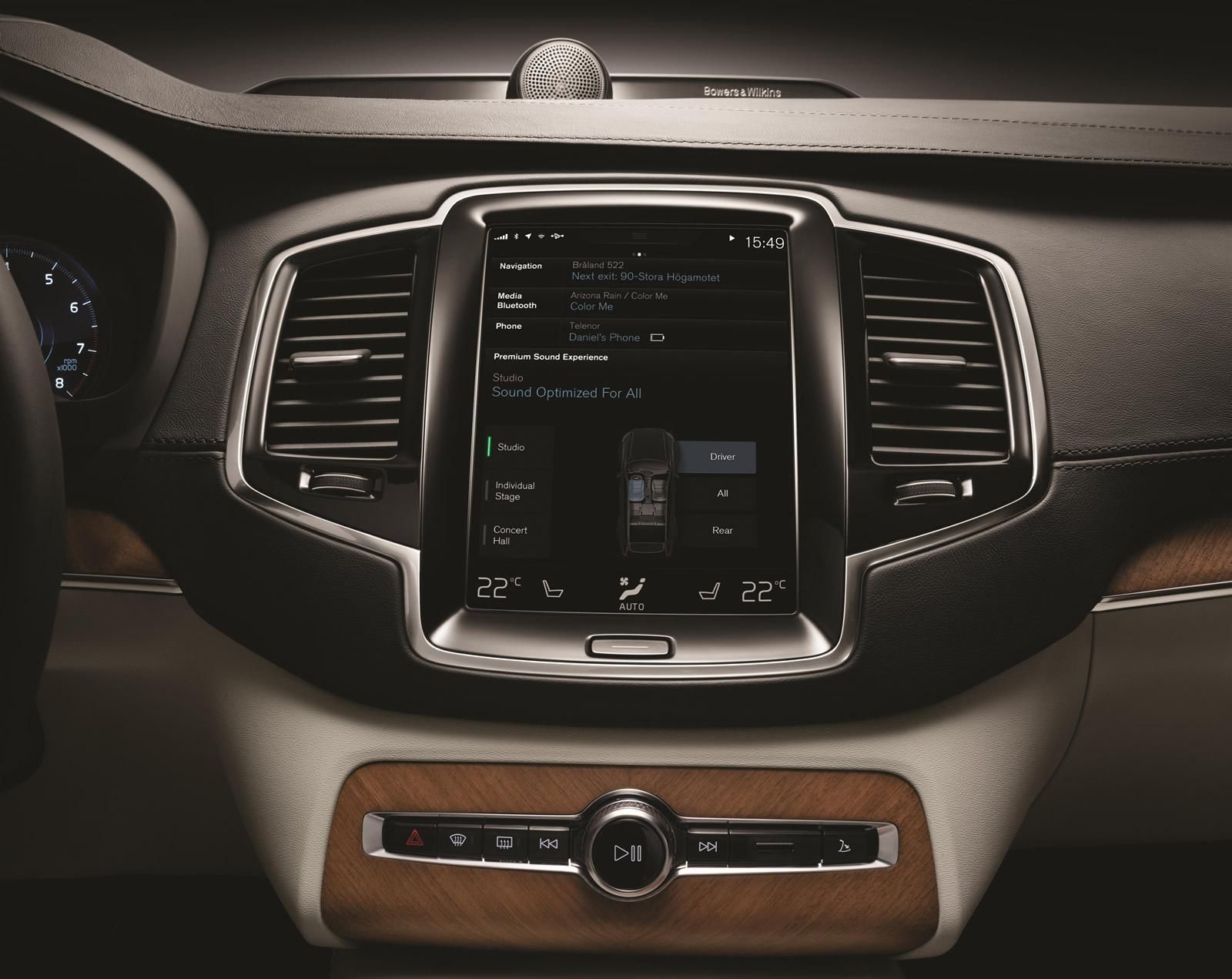 YEN VOLVO XC90'IN ARA  KONTROL SSTEM RESM GALERS