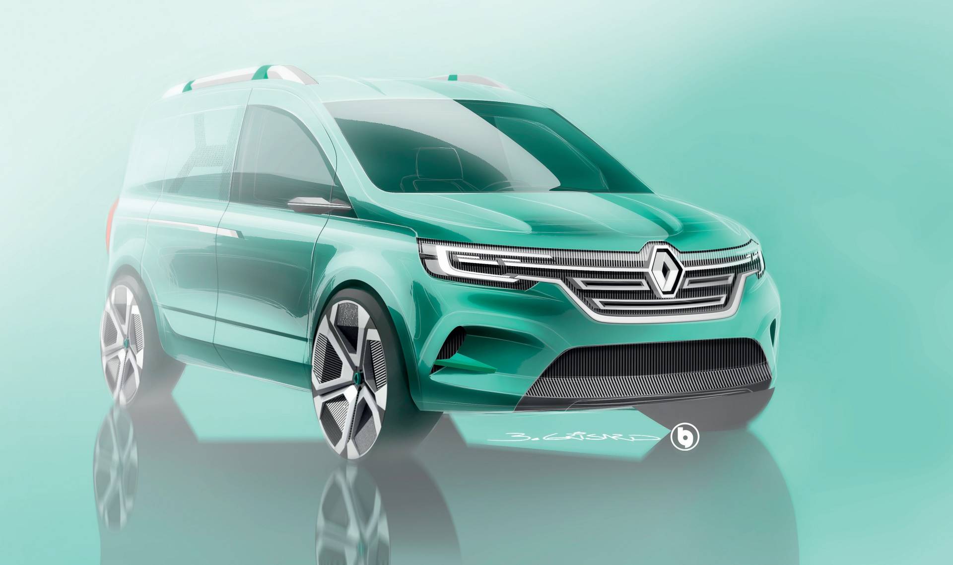 Elektrikli Renault Kangoo ZE Konsepti resim galerisi