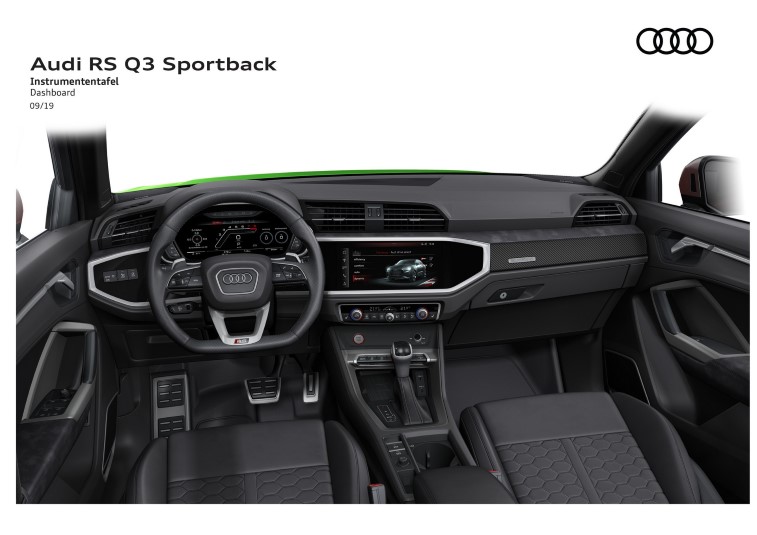 Audi RS Q3 ve RS Q3 Sportback resim galerisi (29.09.2019)