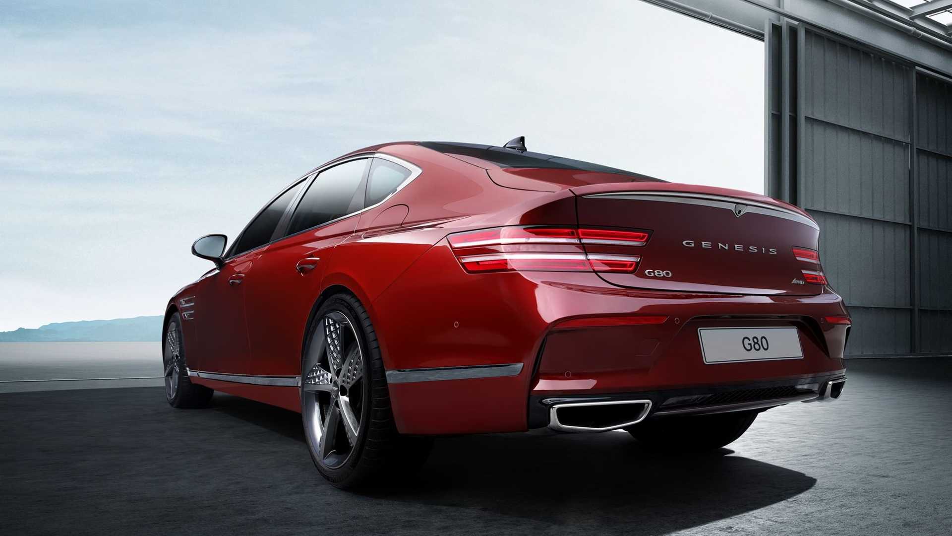 2022 Genesis G80 Sport resim galerisi (12.08.2021)