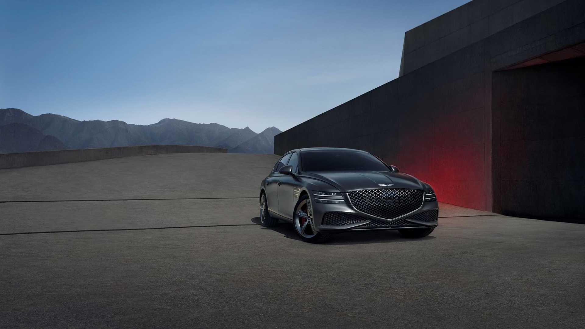 2022 Genesis G80 Sport resim galerisi (12.08.2021)