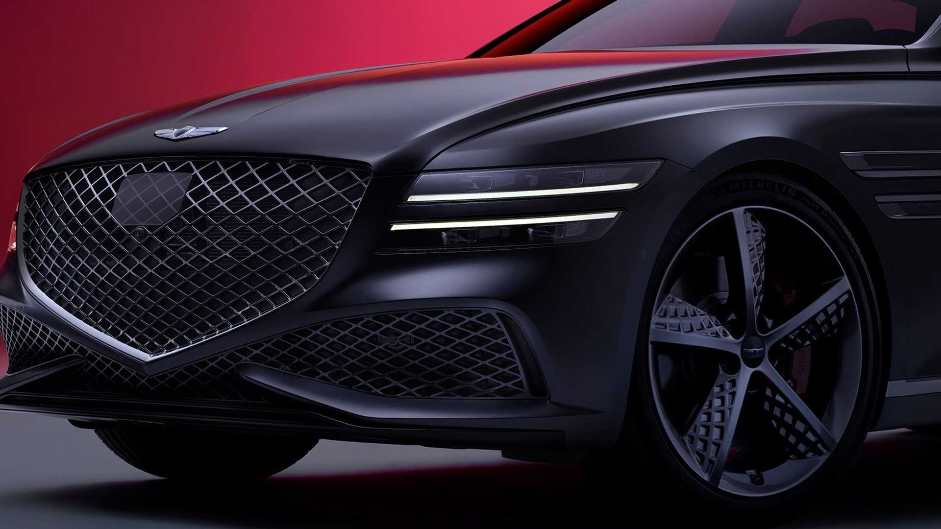2022 Genesis G80 Sport resim galerisi (12.08.2021)