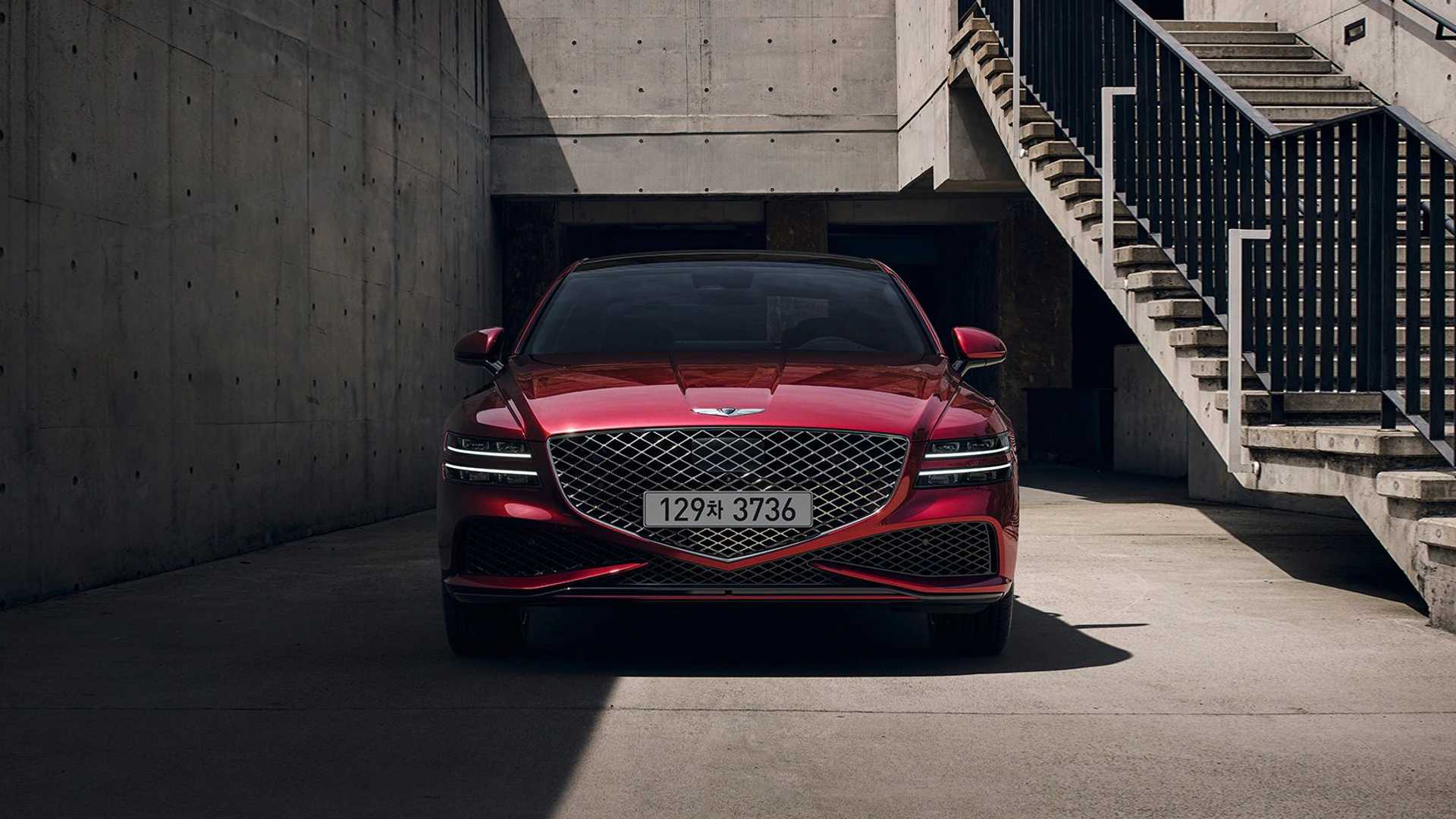 2022 Genesis G80 Sport resim galerisi (12.08.2021)