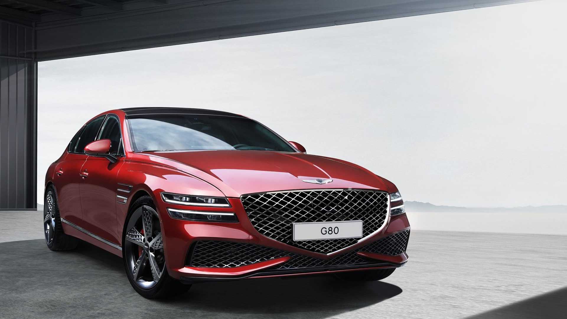 2022 Genesis G80 Sport resim galerisi (12.08.2021)