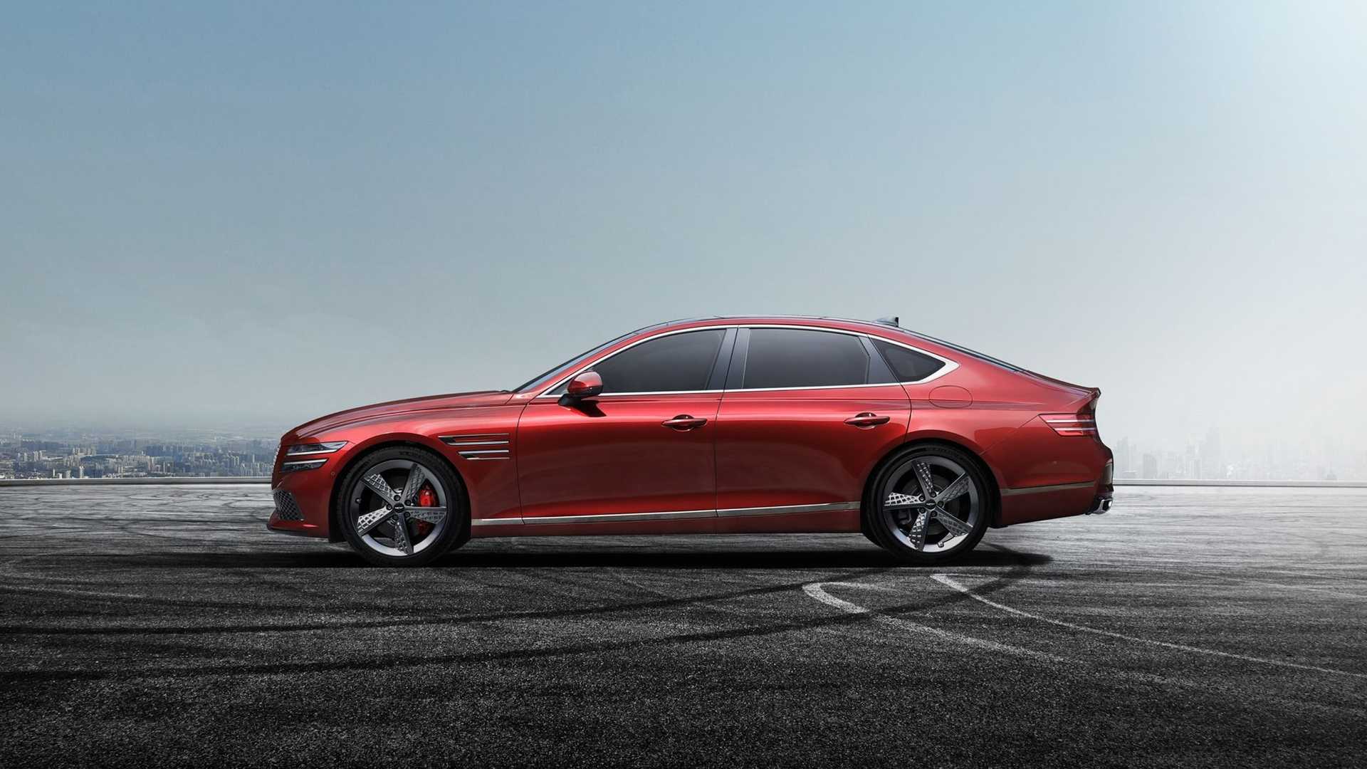 2022 Genesis G80 Sport resim galerisi (12.08.2021)