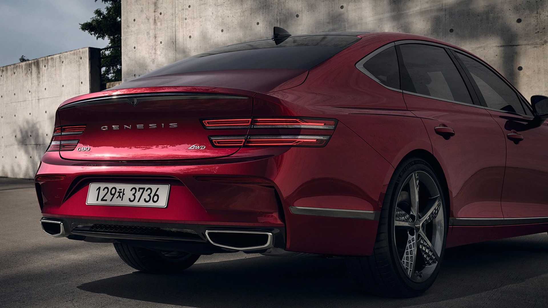 2022 Genesis G80 Sport resim galerisi (12.08.2021)