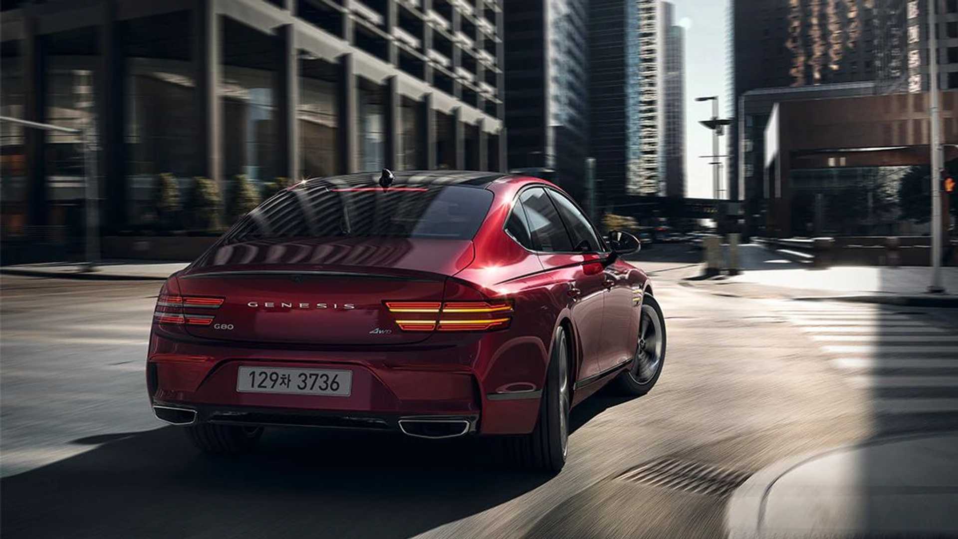 2022 Genesis G80 Sport resim galerisi (12.08.2021)