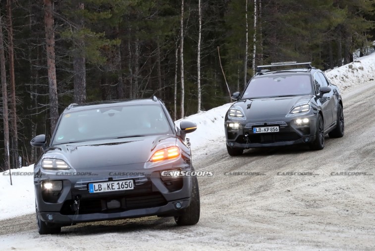 2023 Porsche Macan Elektrikli Prototip resim galerisi (01.02.2022)