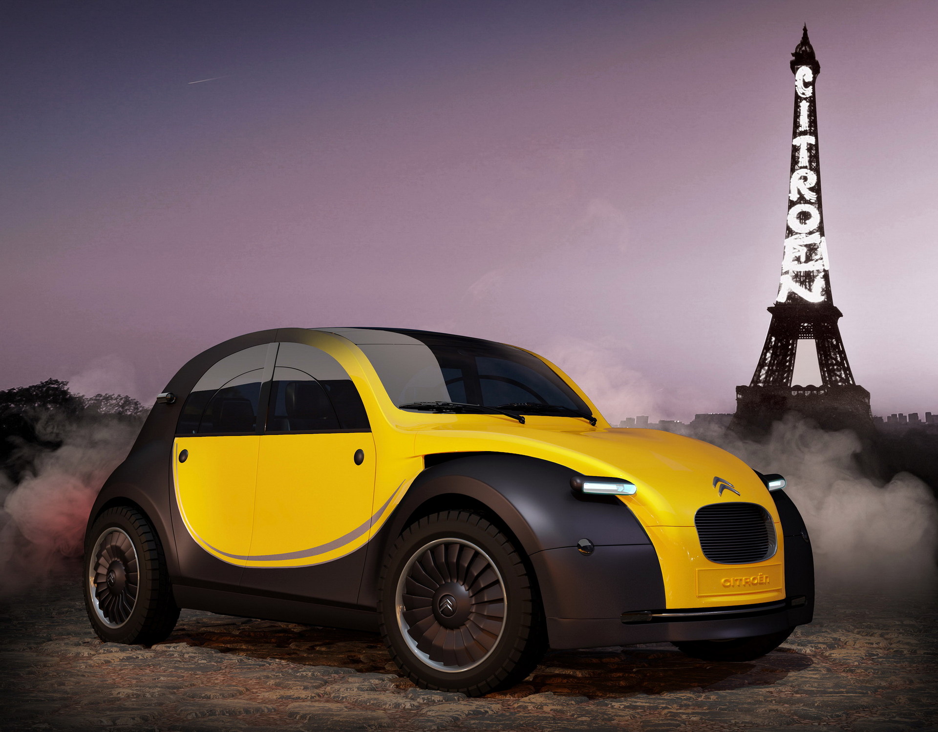 Citron 2CV Bamsz Tasarm almas resim galerisi