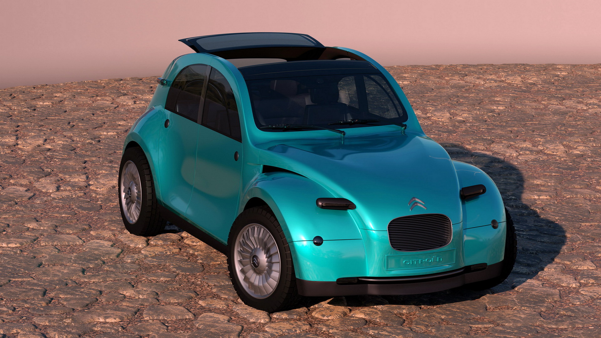 Citron 2CV Bamsz Tasarm almas resim galerisi