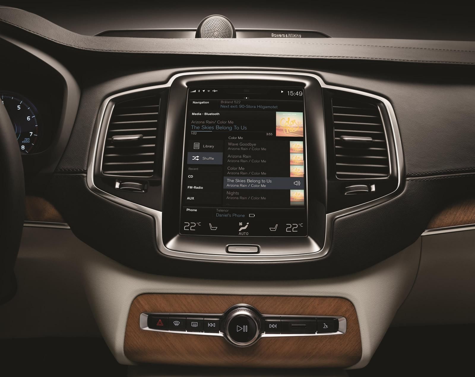 YEN VOLVO XC90'IN ARA  KONTROL SSTEM RESM GALERS