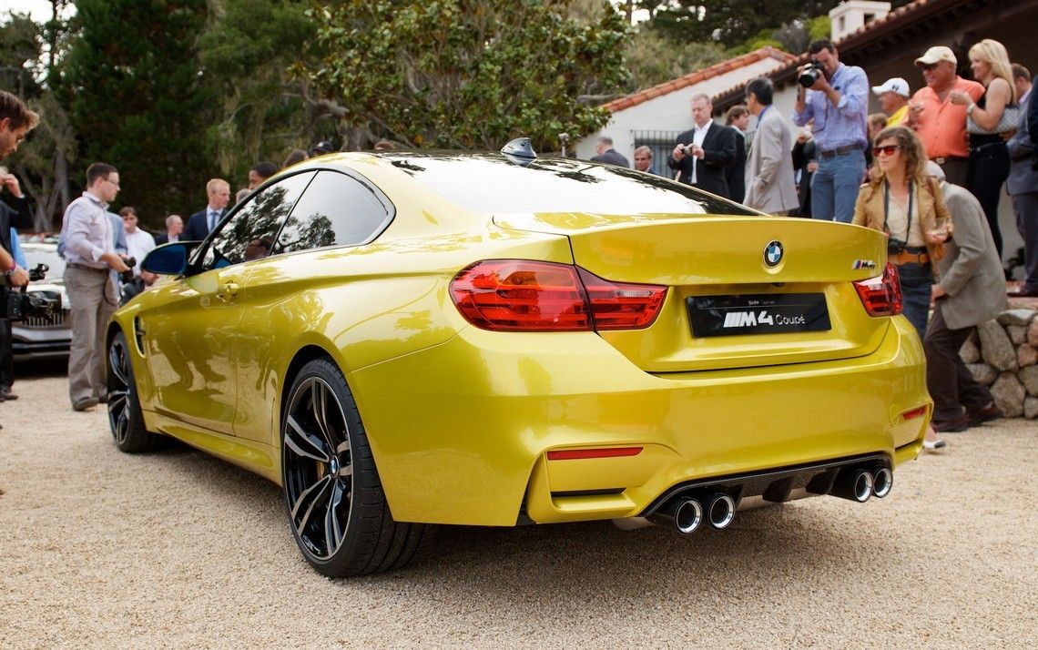 YEN BMW M4 COUPE KONSEPT PEEBLE BEACH TANITIM RESM GALERS