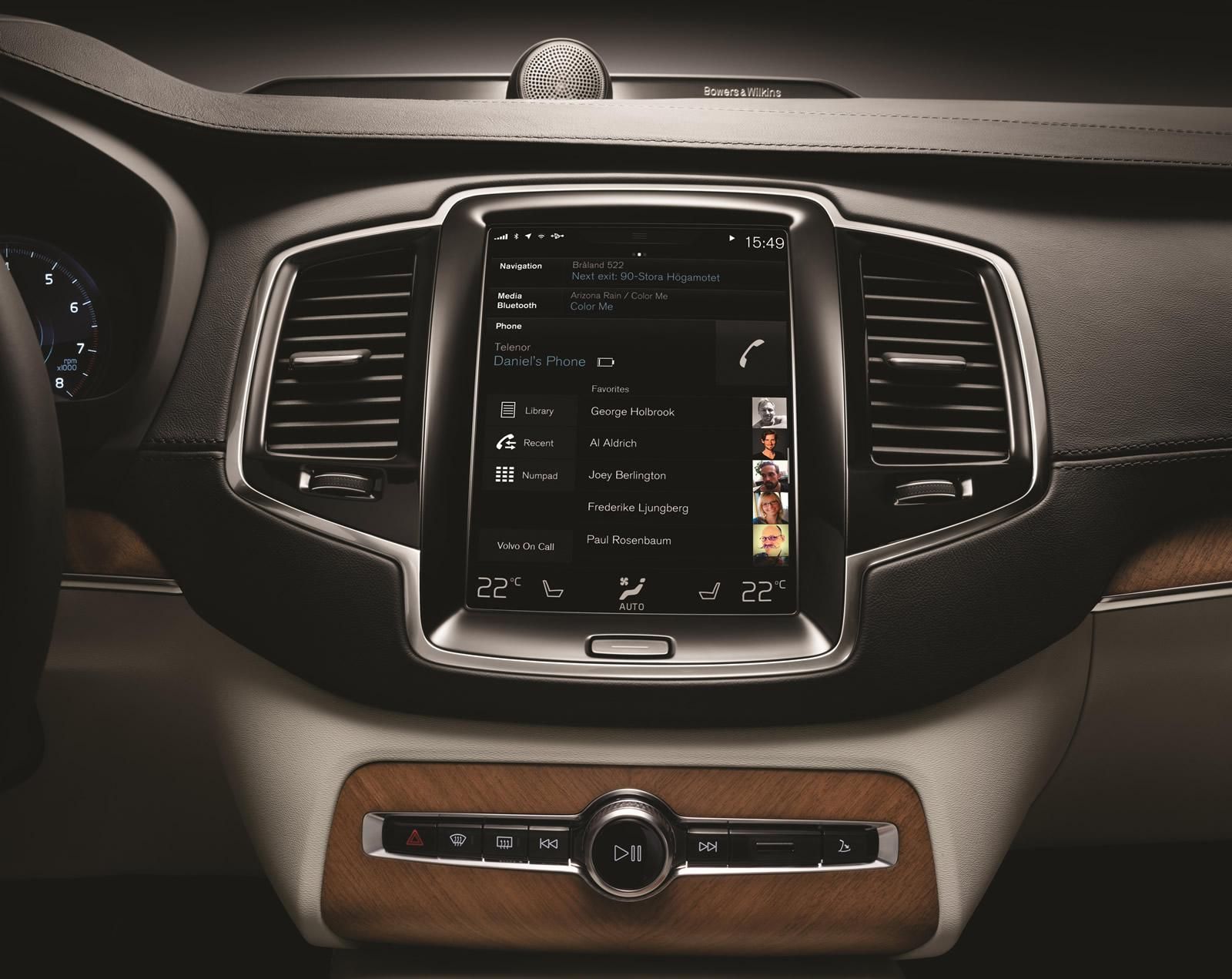 YEN VOLVO XC90'IN ARA  KONTROL SSTEM RESM GALERS