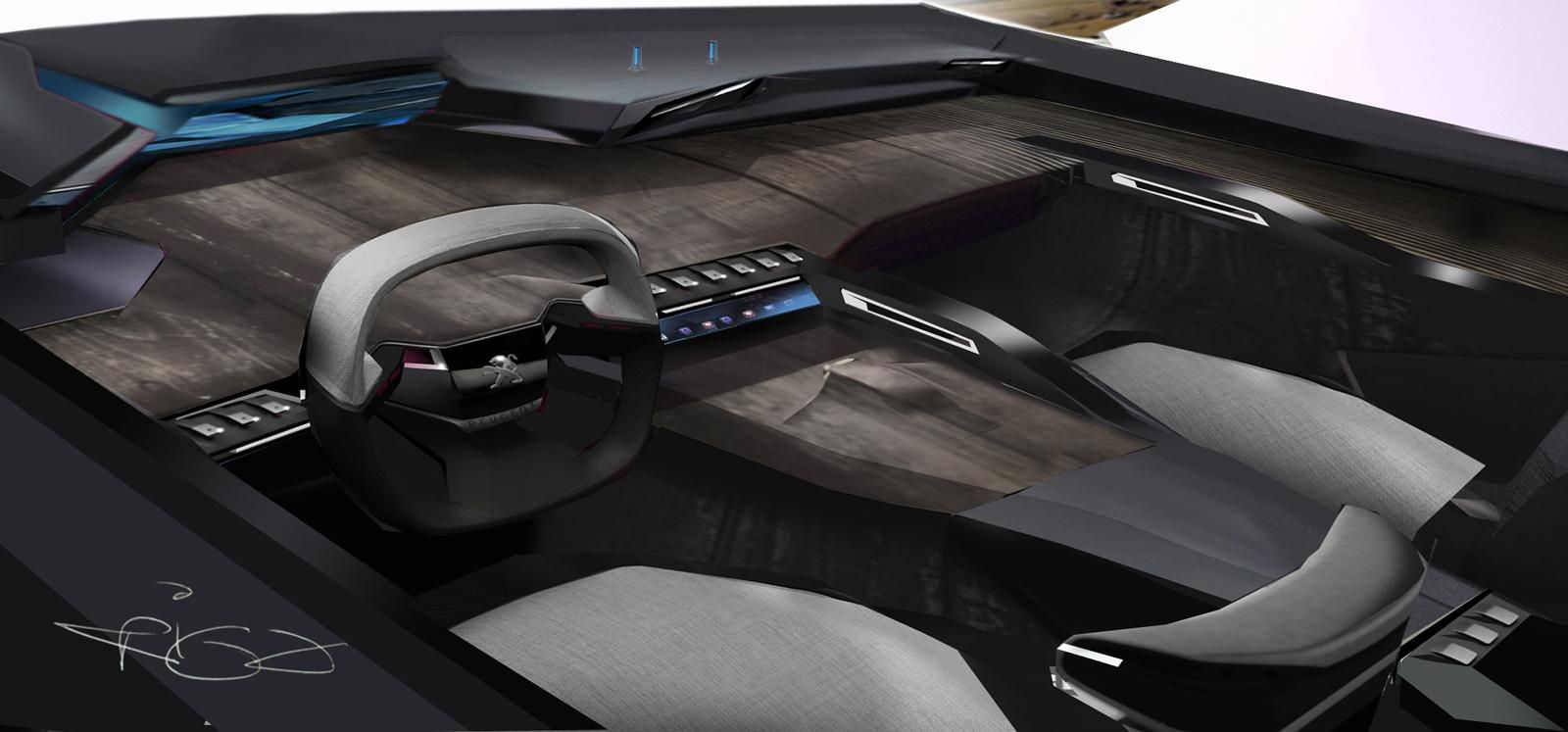 PEUGEOT EXALT KONSEPT RESM GALERS