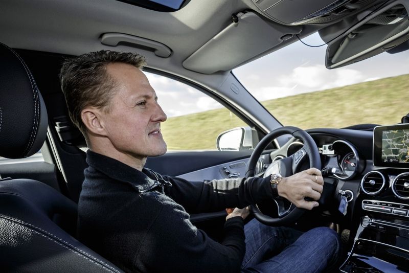 YEN MERCEDES C SERS MCHAEL SCHUMACHER TEST RESM GALERS